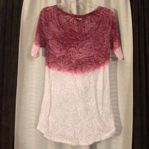 Fitted Burnout T-shirt